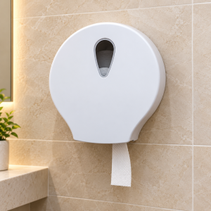 PORTARROLLOS PAPEL HIGIÉNICO INDUSTRIAL JUMBO ABS BLANCO ARES 27,5