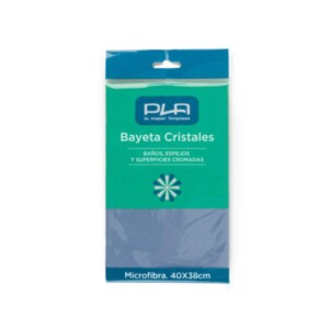 BAYETA PLA CRISTALES AZUL 1U  40*38 CM