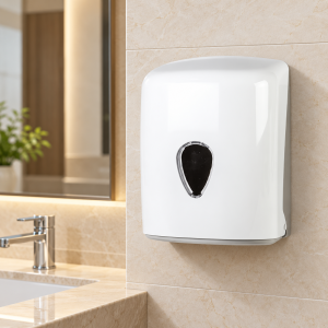 Dispensador papel secamanos mecha ABS blanco Ares