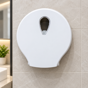 PORTARROLLOS PAPEL HIGIÉNICO INDUSTRIAL JUMBO ABS BLANCO ARES 24,5