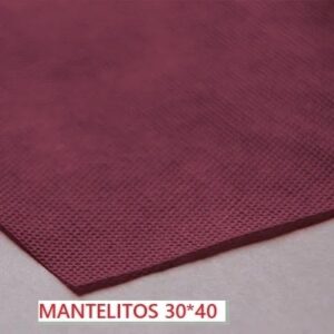 MANTELITOS 30*40 SANTANDER BURDEOS 500U