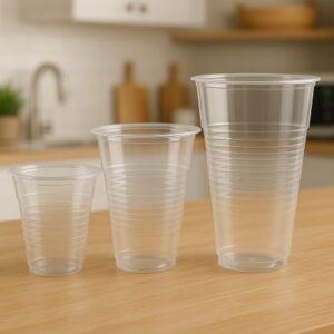 VASOS PLASTICO TRANSPARENTES