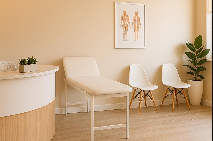 Consulta médica limpia y ordenada