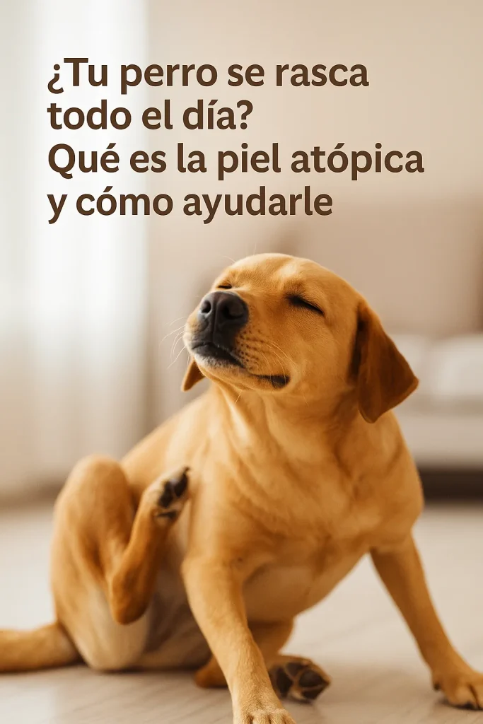 ¿Tu perro se rasca todo el día? Qué es la piel atópica y cómo ayudarle