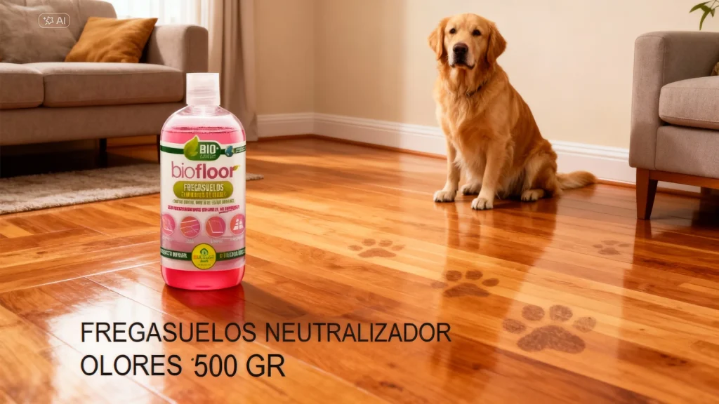 Nuevo fregasuelos enzimático para eliminar olores de mascotas en casa