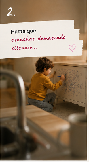 Niño pintando un mueble en casa